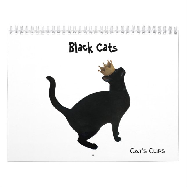 Calendrier du mur des chats noirs (Protection)