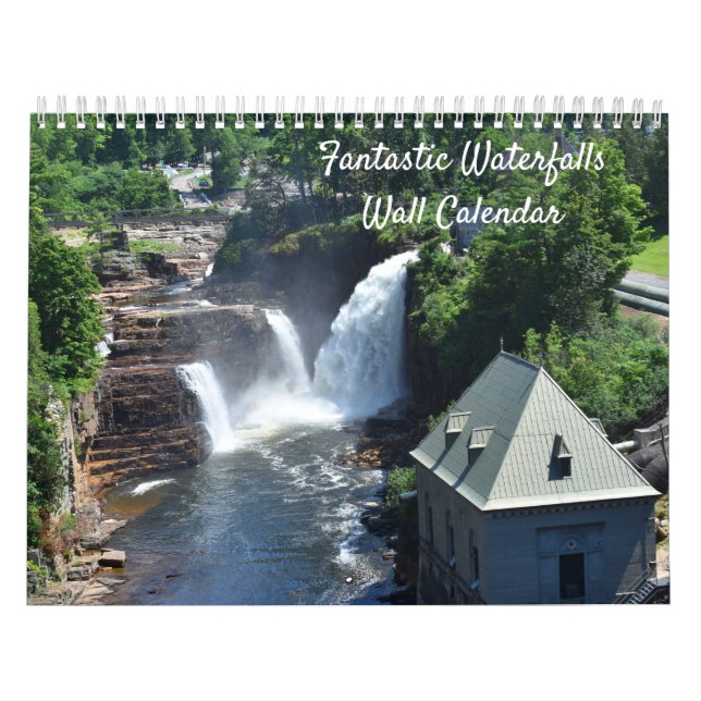 Calendrier du mur des chutes d'eau fantastiques (Protection)