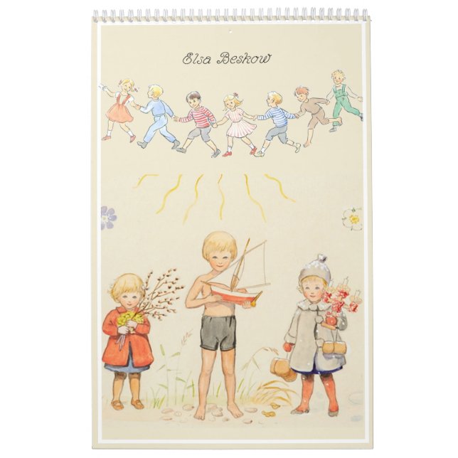 Calendrier du mur Elsa Beskow (Protection)
