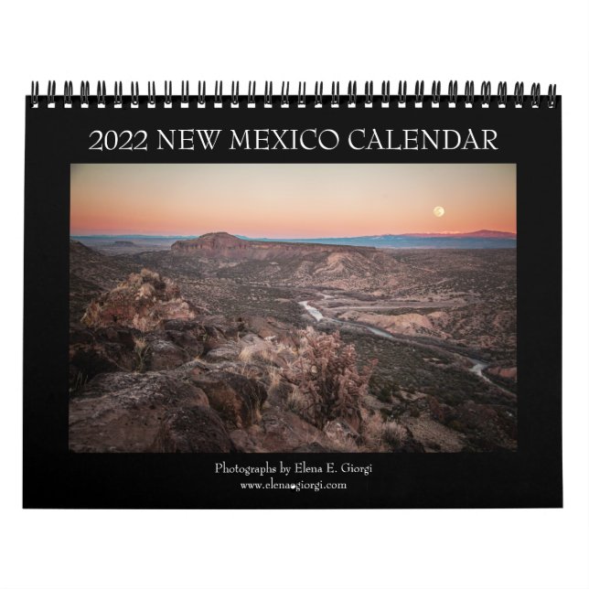 Calendrier du Nouveau-Mexique 2022 (Protection)