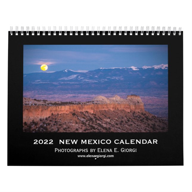 Calendrier du Nouveau-Mexique 2022 (Protection)