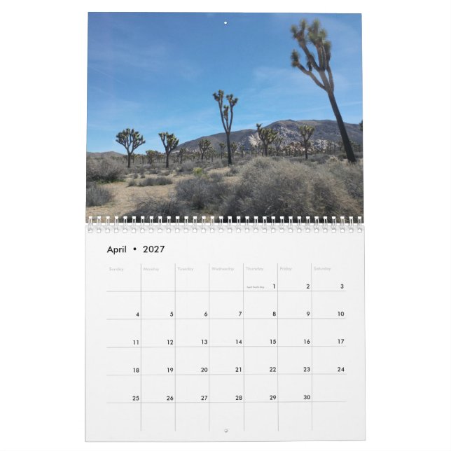 Calendrier du parc national Joshua Tree 2020 (Apr 2027)