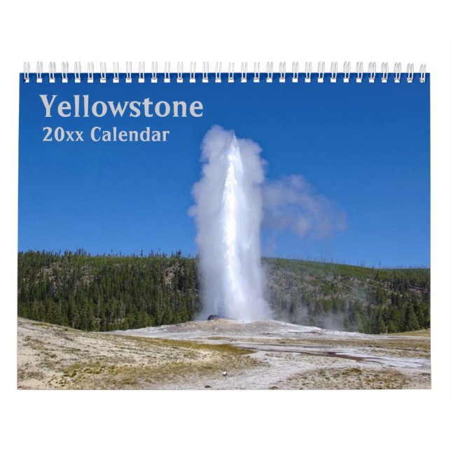 Calendrier du parc national Yellowstone (Protection)