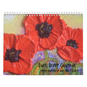 Calendrier du pavot de Paris