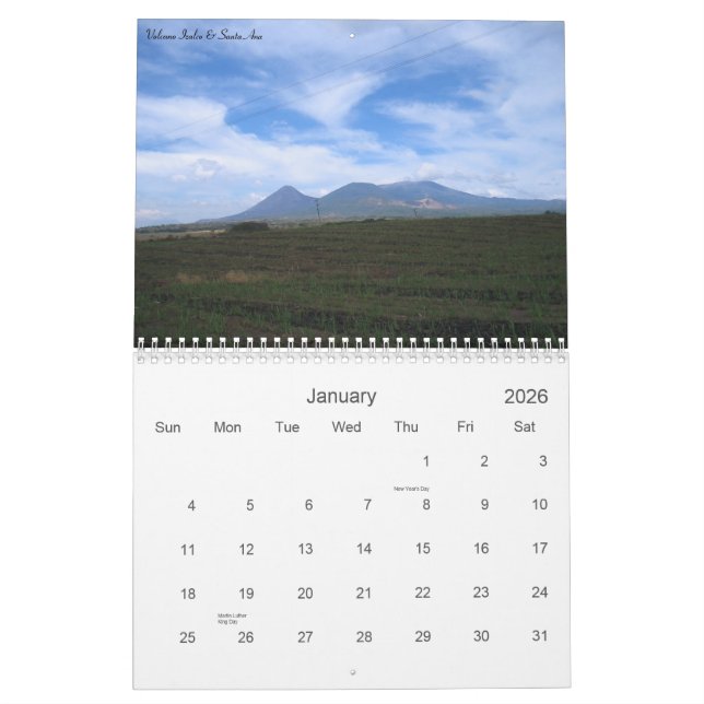 Calendrier du Salvador 2013 (Jan 2026)