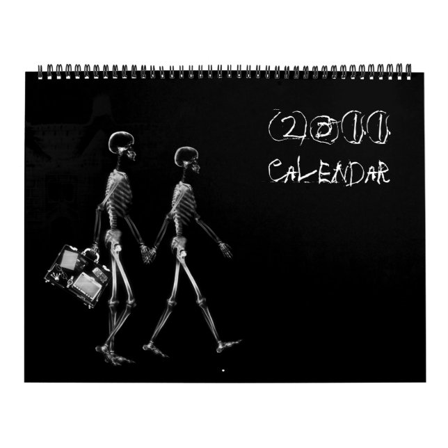 Calendrier du squelette 2011 de vision de rayon X (Protection)