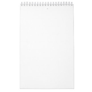 Calendrier d'une page, petit, 7 po x 11 po