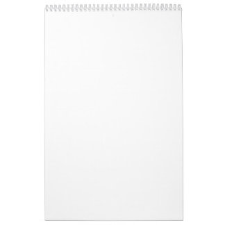 Calendrier d'une seule page, norme, 11" x17 "