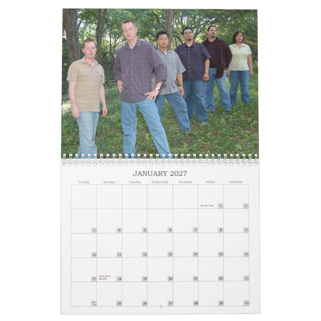 Calendrier durable libre des âmes 2007 (Jan 2027)