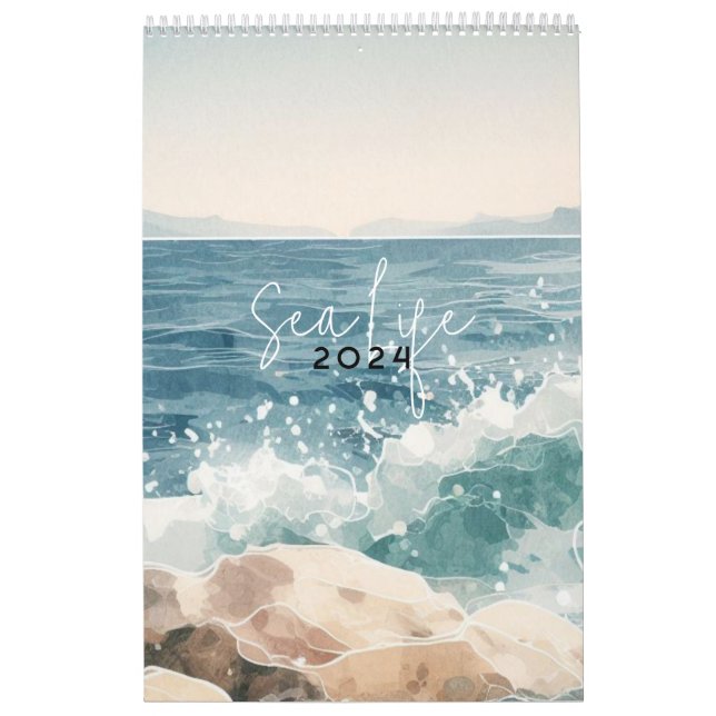 Calendrier Eau bleu de la mer (Protection)