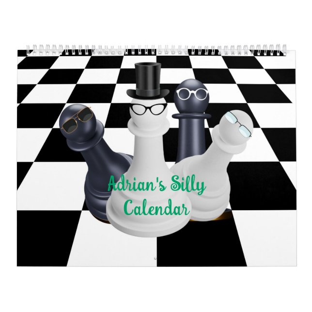 Calendrier Échecs stupides personnalisés (Protection)