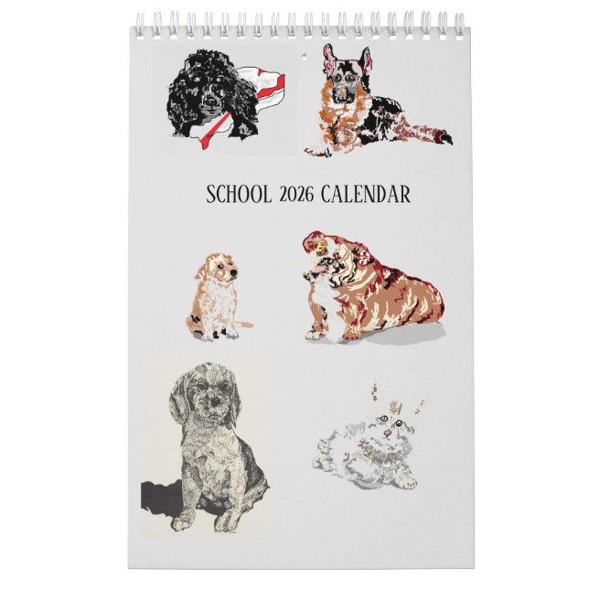Calendrier ; École  2026 (Protection)