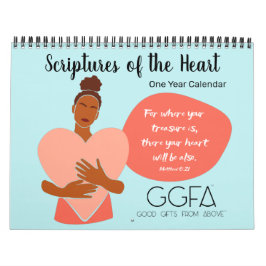 Calendrier Écritures du coeur chrétien de la femme