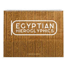 Calendrier égyptien des hiéroglyphes