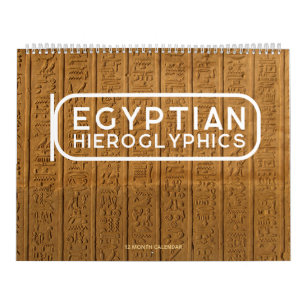 Calendrier égyptien des hiéroglyphes