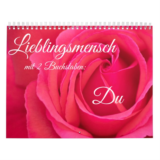 Calendrier Ein ganze Jahr Blumen für Deinen Lieblingsmensch! (Protection)