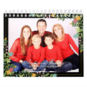 Calendrier Élégant Ajouter Votre Propre Photo 2-Page 2025 Cal