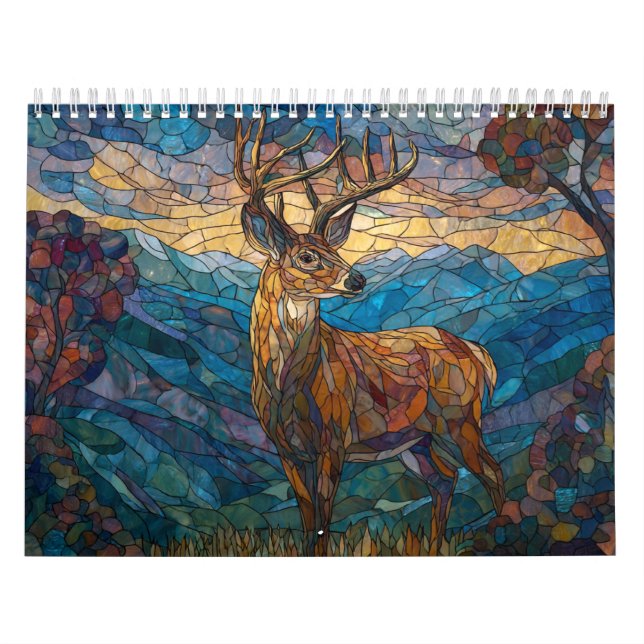 Calendrier Elegant Art | Tiffany Style Stained Glass Wall (Protection)