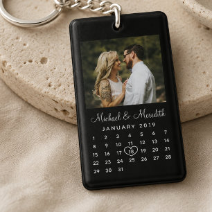 Calendrier Élégant de Mariage et d'Anniversaire de