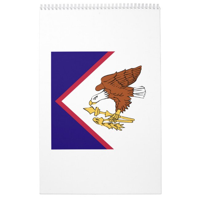 Calendrier Emblème du drapeau des Samoa américaines (Protection)