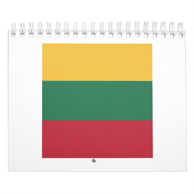 Calendrier Emblème du drapeau lituanien (Protection)