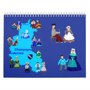 Calendrier en Champagne-Ardennes, France