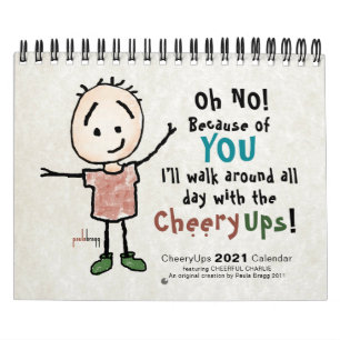 Calendrier Encouragement du caricaturiste joyeux 2021