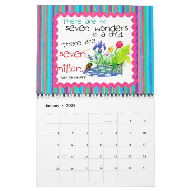 Calendrier Enfants Art 2013 (Jan 2026)