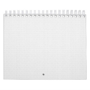 Calendrier Ensemble de dossiers de fichiers à monogramme blan