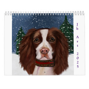 CALENDRIER EPAGNEUL SPRINGER ANGLAIS 