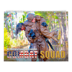 Calendrier ESCADRE DE COMBAT - Personnel de combat militaire 