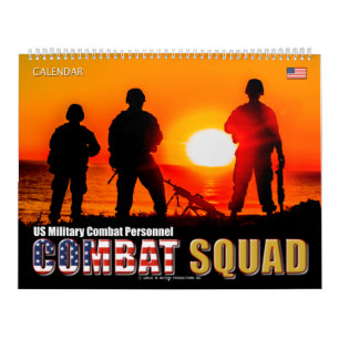 Calendrier ESCADRE DE COMBAT - Personnel de combat militaire