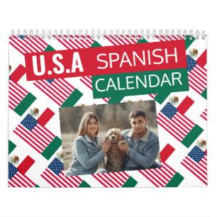 Calendrier espagnol mexicain américain 2025   Ajou
