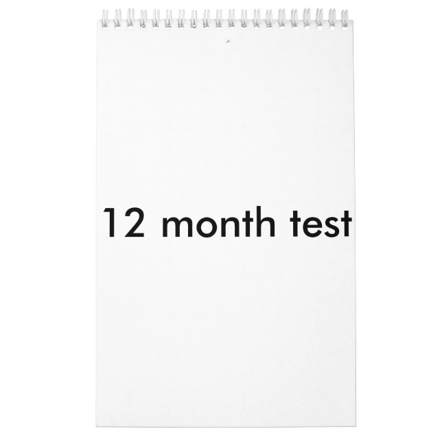 Calendrier essai de 12 mois (Protection)