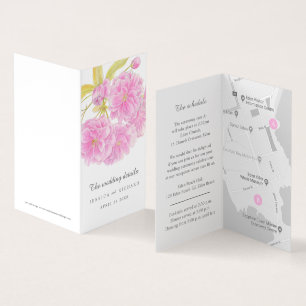 Calendrier et carte des événements de fleur d'arbr