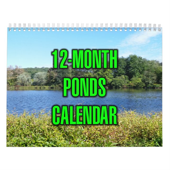 Calendrier Étangs de 12 mois (Protection)