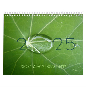 Calendrier étonnant eau 2025