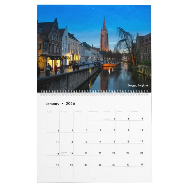 Calendrier Europe 2022 (Jan 2026)