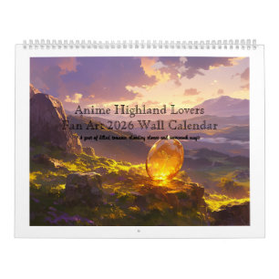 Calendrier Éventail de style Sassenach pour les amoureux de l