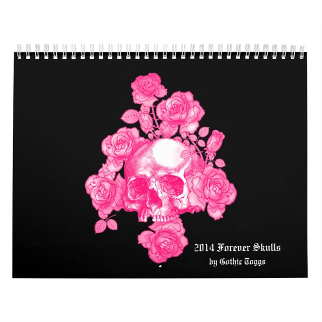 Calendrier Eventuellement Crânes Goth Imaginaire 2014 Calendr (Protection)