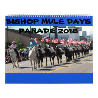 Calendrier Évêque Mule Days Parade de 2018