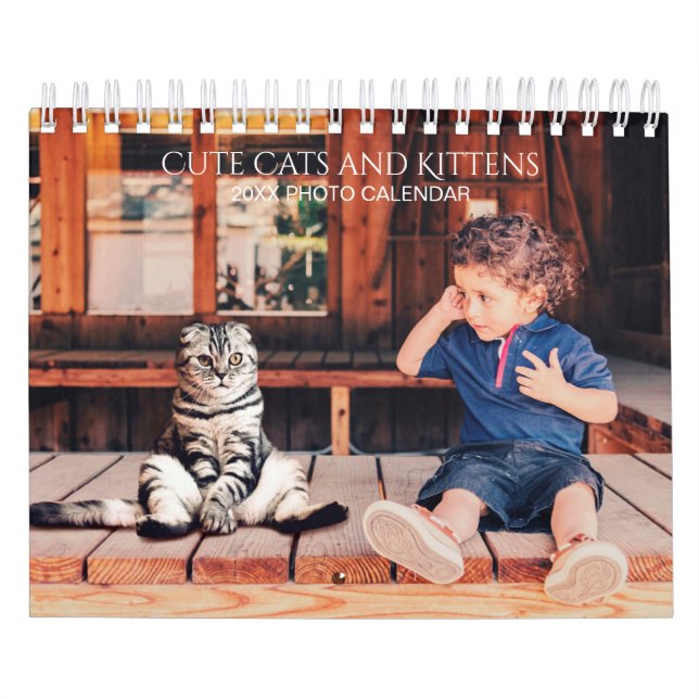Calendrier Faites vos propres photos de chat pour animaux de  (Protection)