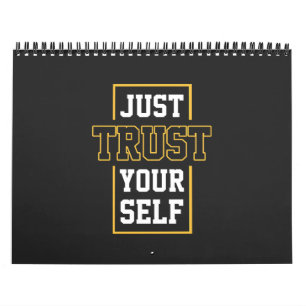 Calendrier Faites-Vous confiance aux citations de motivation 