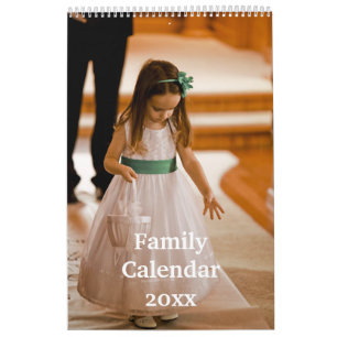 Calendrier Familial Avec De Bonnes Photos