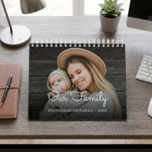 Famille Écriture Élégante Famille Collage de Photo