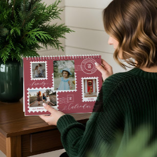 Calendrier Famille Photo Souvenirs Amusants Livraison Postage