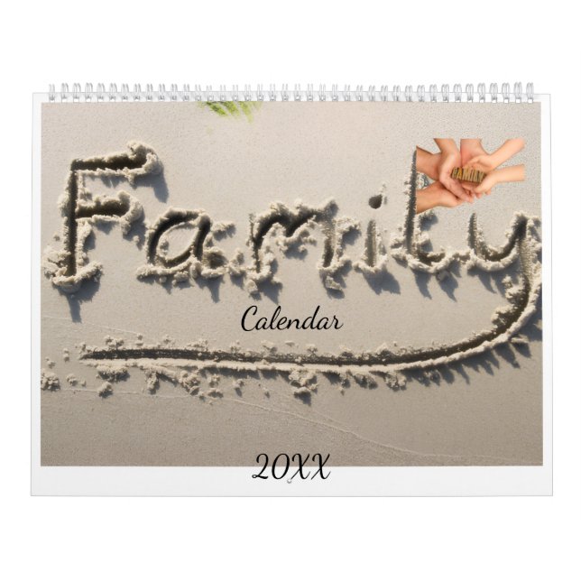 Calendrier Family Custom Calendar (Protection)