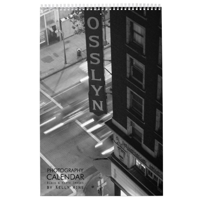 Calendrier fantastique de photographie de B&W - (Protection)