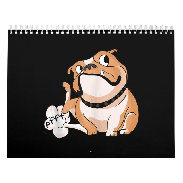 Calendrier Farer Pitbull Lover Amusant Chien Chien Mère Amant (Protection)