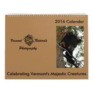 Calendrier Faune du Vermont